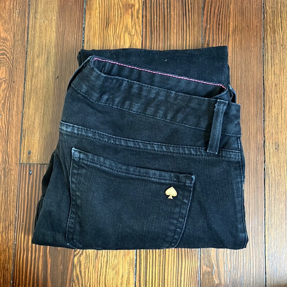 Kate spade broome street black denim pants size 28